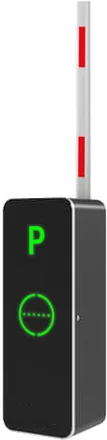 Cancela BG 1000 com haste levantada e indicador P